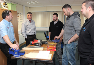 Students get hands-on with hand tool demo kit